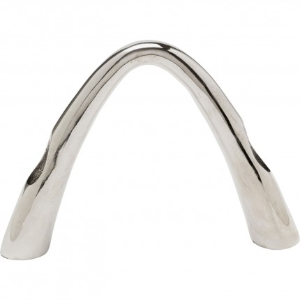 Candler Holder Bow Duo 21cm silver Kare Design