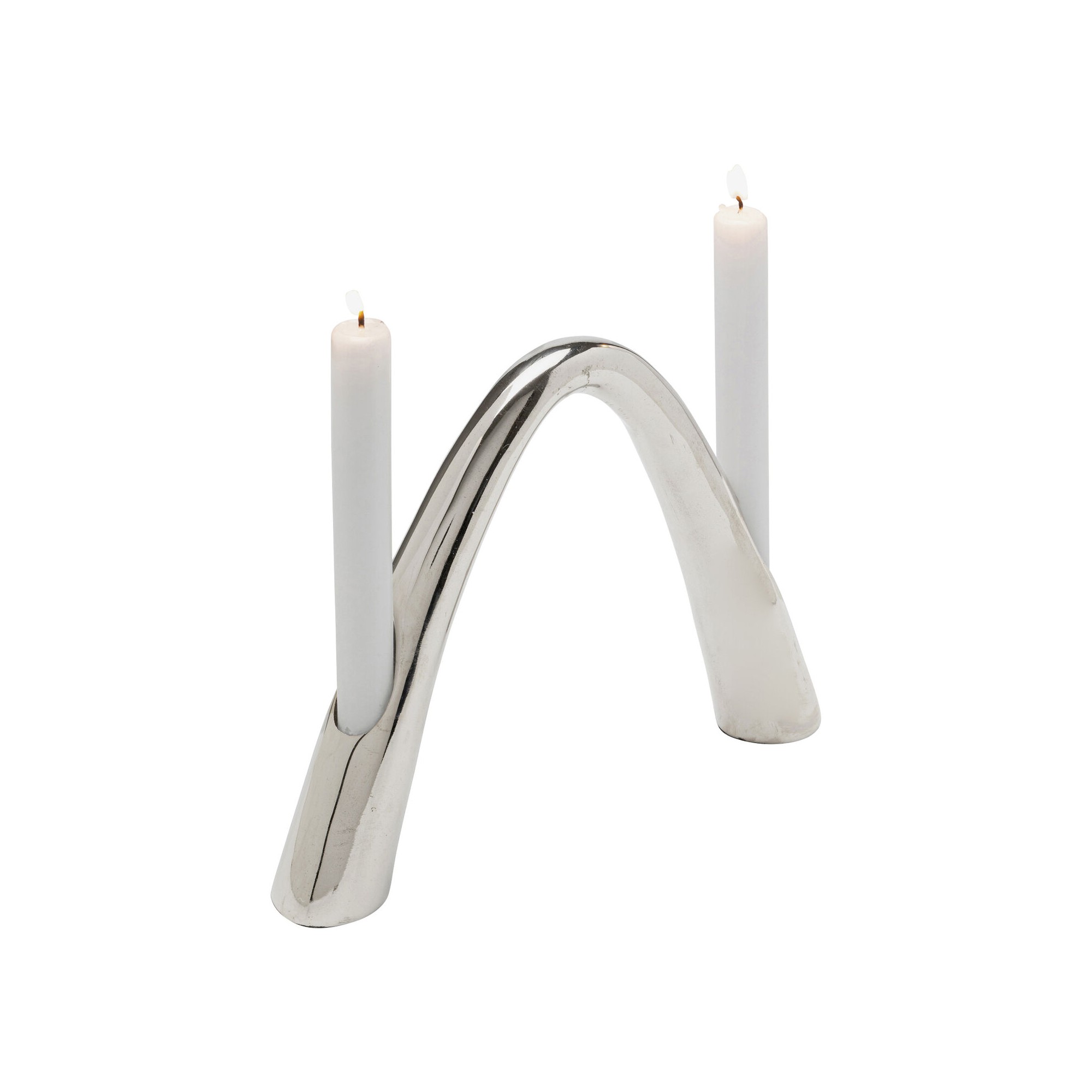 Chandelier Bow Duo chromé 21cm