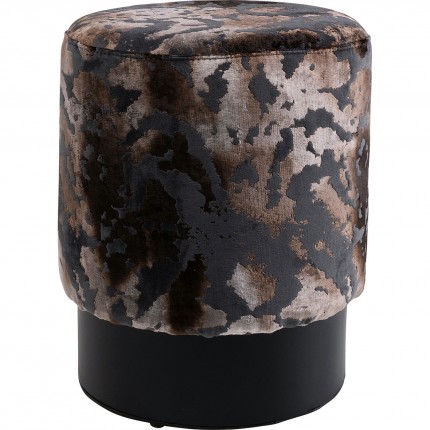 Tabouret Cherry Astoria marron et noir Kare Design