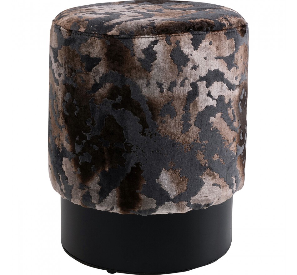 Tabouret Cherry Astoria marron et noir Kare Design