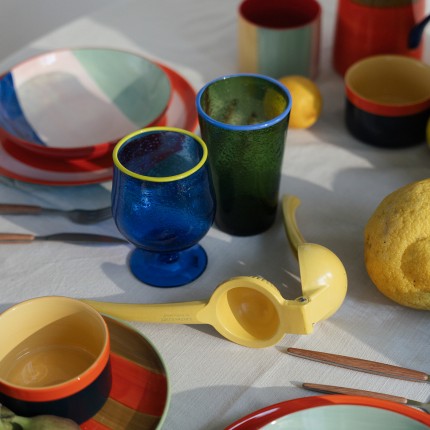 Water Glass Bubbles green (4/set) Kare Design