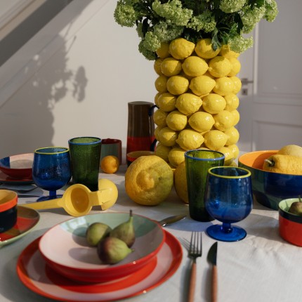 Waterglazen Bubbles groen (4/set) Kare Design