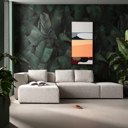 Canapé d'angle contemporain gauche machiato - Infinity - Kare Design