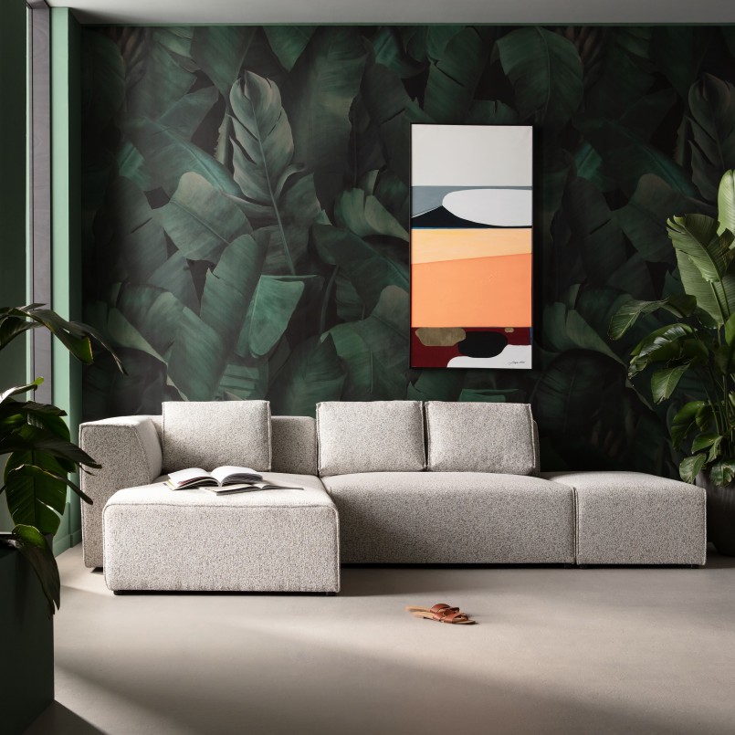 Corner Sofa Infinity left machiato Kare Design