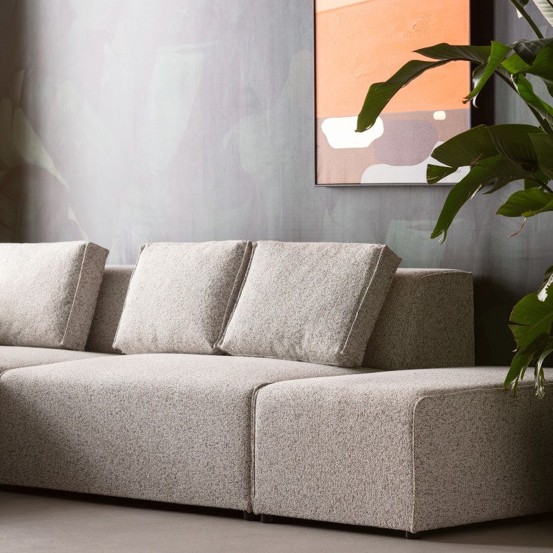 Corner Sofa Infinity left machiato Kare Design