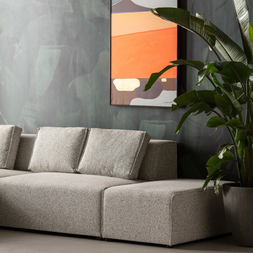 Corner Sofa Infinity left machiato Kare Design