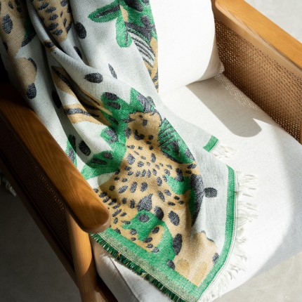 Dekken jungle luipaard 170x130cm Kare Design