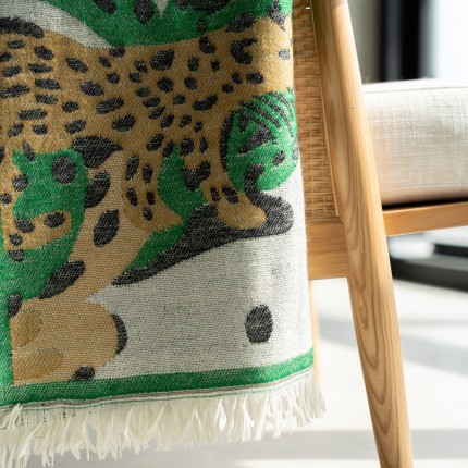 Dekken jungle luipaard 170x130cm Kare Design