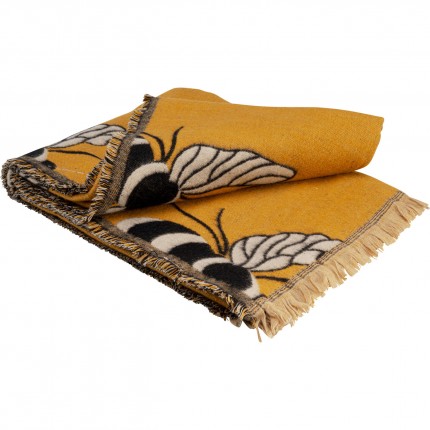 Dekken geel bijen 170x130cm Kare Design