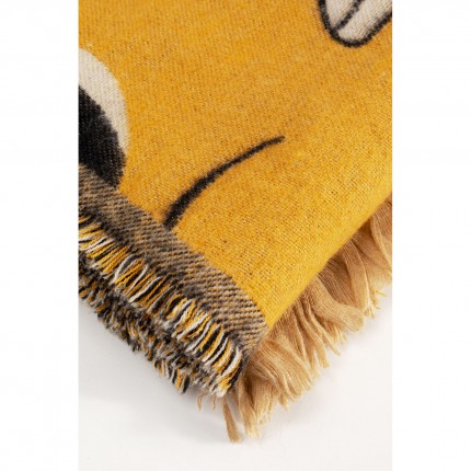 Dekken geel bijen 170x130cm Kare Design