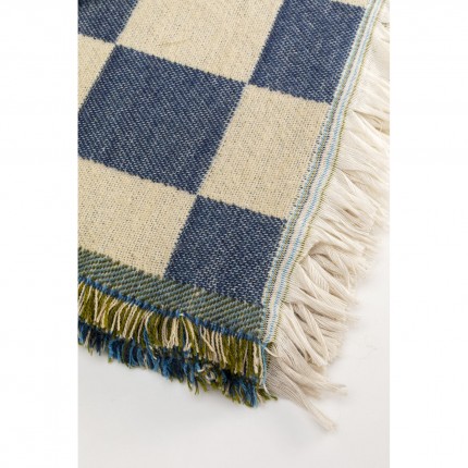 Dekken Checker blauw en groen 170x130cm Kare Design