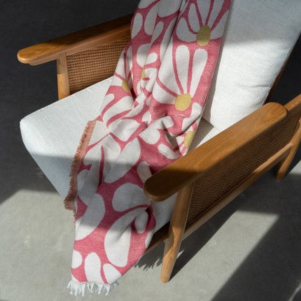 Plaid marguerites 170x130cm Kare Design