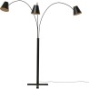 Lampadaire Cappellino noir mat