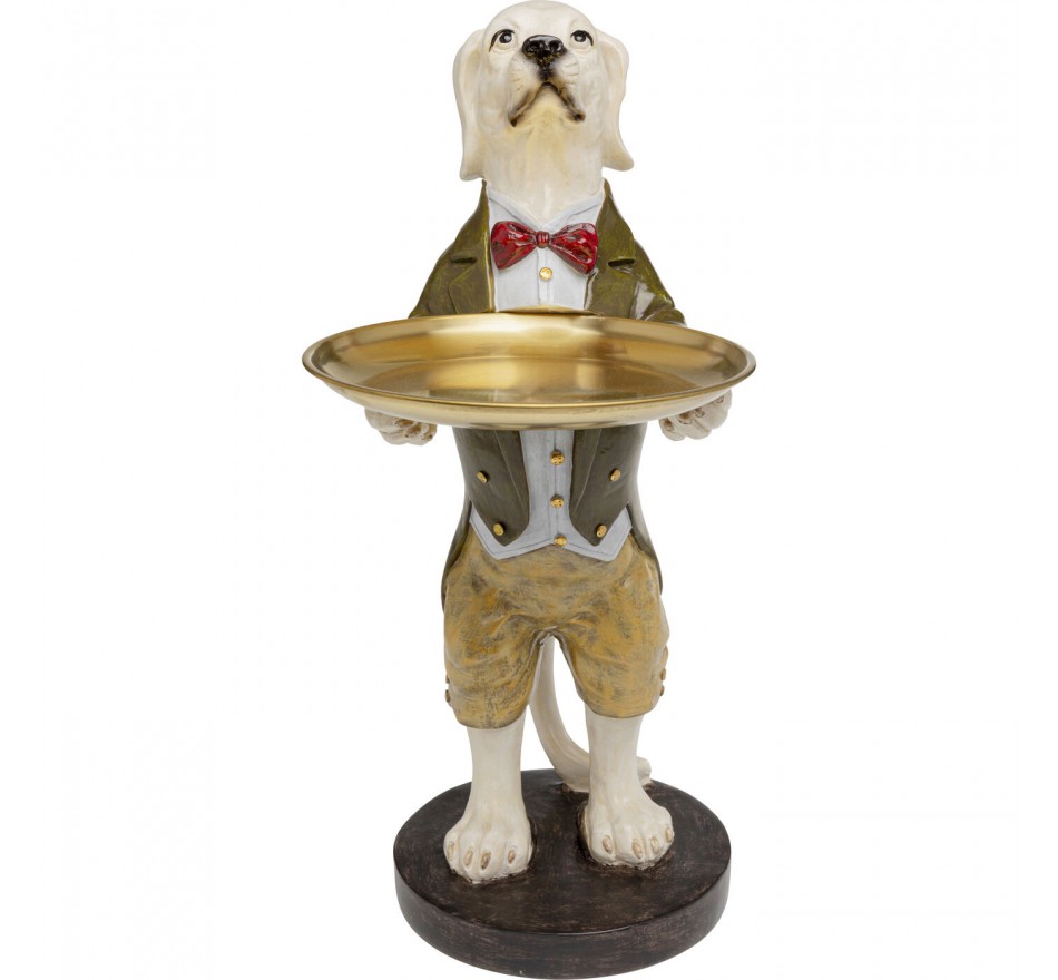 Deco gentleman dog tray Kare Design