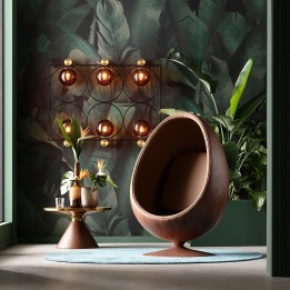 Draaifauteuil Eye Ball walnoot Kare Design
