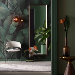 Rechthoekige wandspiegel met afgeschuinde randen - Arezzo Coffee - Kare Design