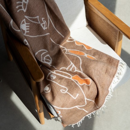 Dekken Art Faces 170x130cm Kare Design