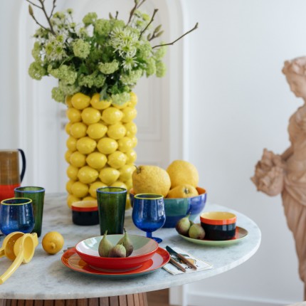 Bowl Capri Ø11cm blue (4/set) Kare Design