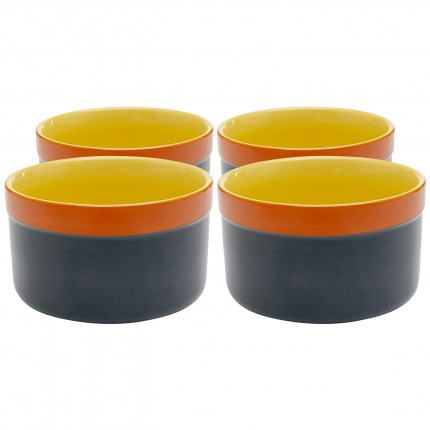 Bowl Capri Ø11cm blue (4/set) Kare Design
