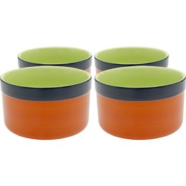 Kommen Capri Ø11cm oranje (4/set) Kare Design