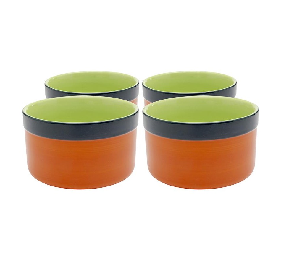 Bols Capri 11cm oranges set de 4 Kare Design