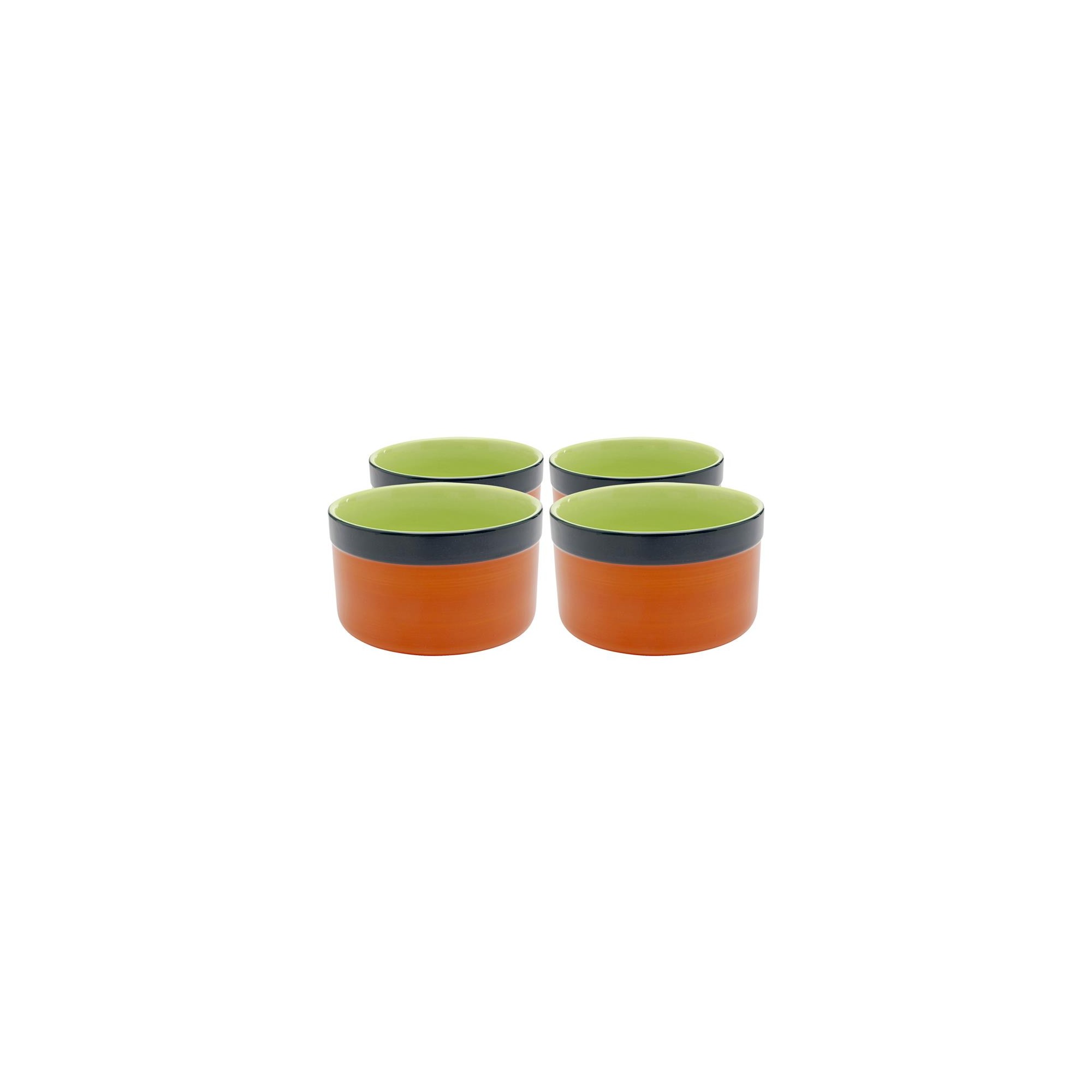 Kommen Capri Ø11cm oranje (4/set) Kare Design