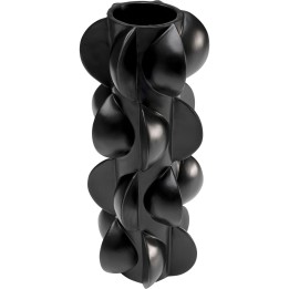 Vase Viento noir 35cm