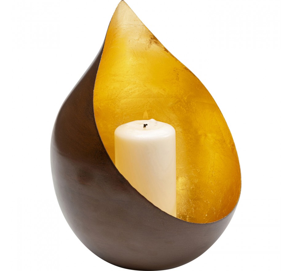 Bougeoir Uovo Drop 24cm Kare Design