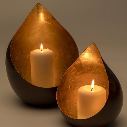 Candler Holder Uovo Drop 17cm Kare Design