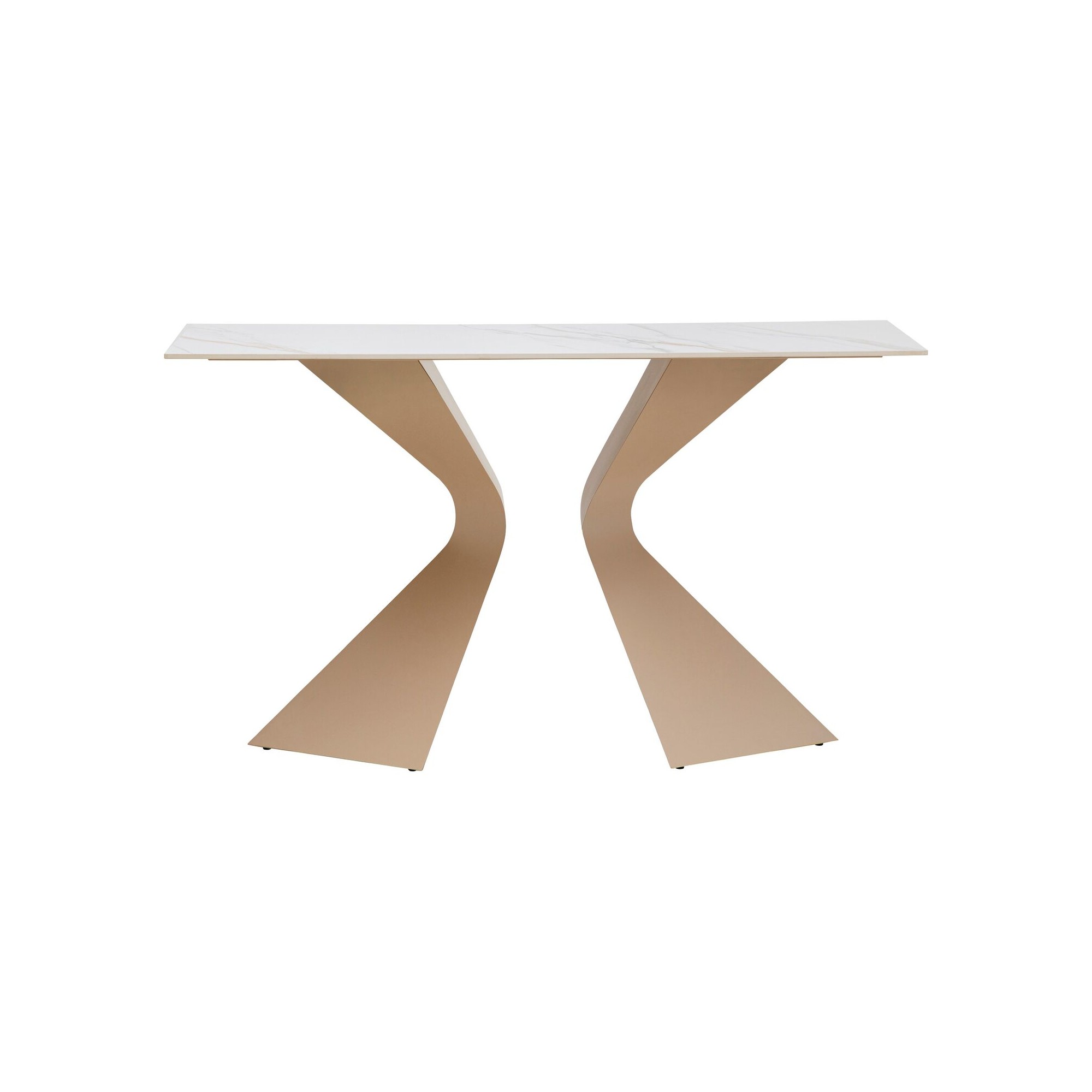 Console Gloria 140x45cm beige keramiek wit Kare Design