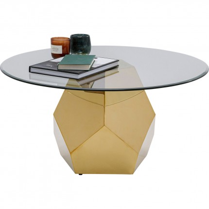 Salontafel Ricchezza Ø90cm goud Kare Design