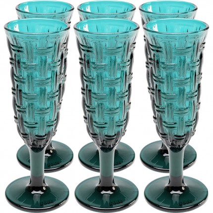 Champagneglazen Tissue (6/set) Kare Design