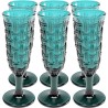 Flûtes à champagne turquoise - Tissue - Kare Design