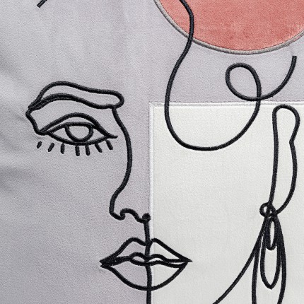 Cushion Mademoiselle 45x45cm Kare Design