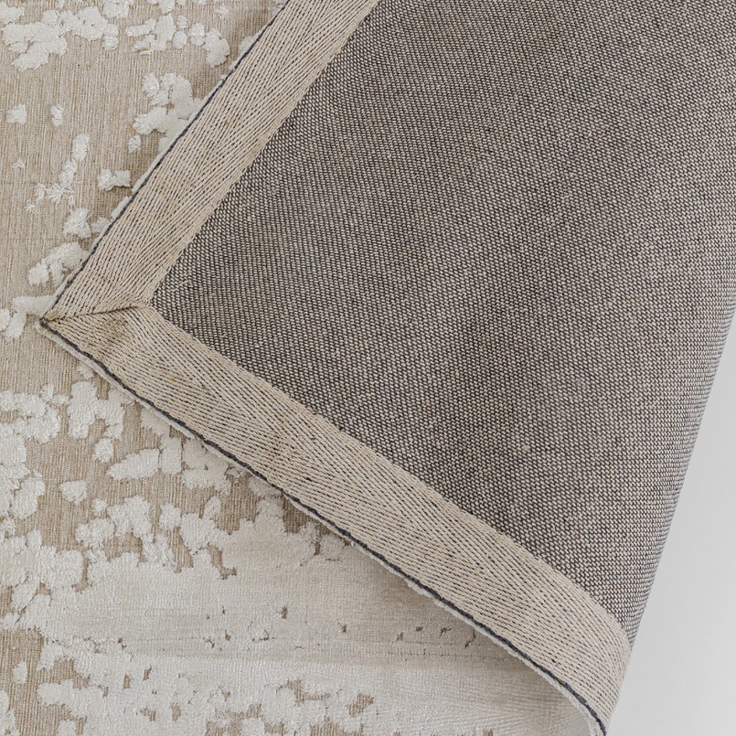 Beige fabric rug - Silja - Kare Design