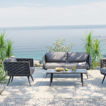 Tuinmeubilair Rimini grijs Kare Design