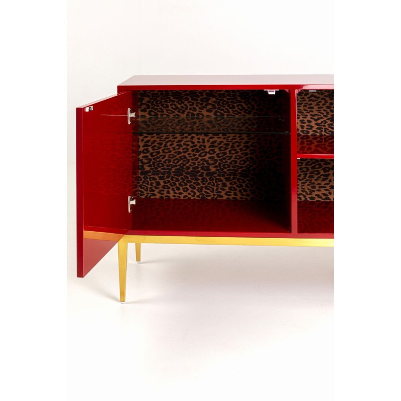 Sideboard Leone red Kare Design