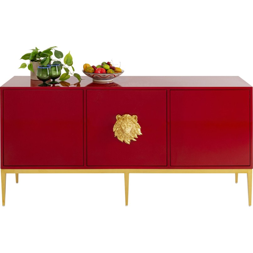 Sideboard Leone red Kare Design