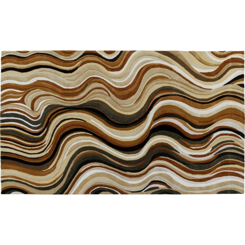 Vloerkleed New Wave 300x200cm bruin Kare Design