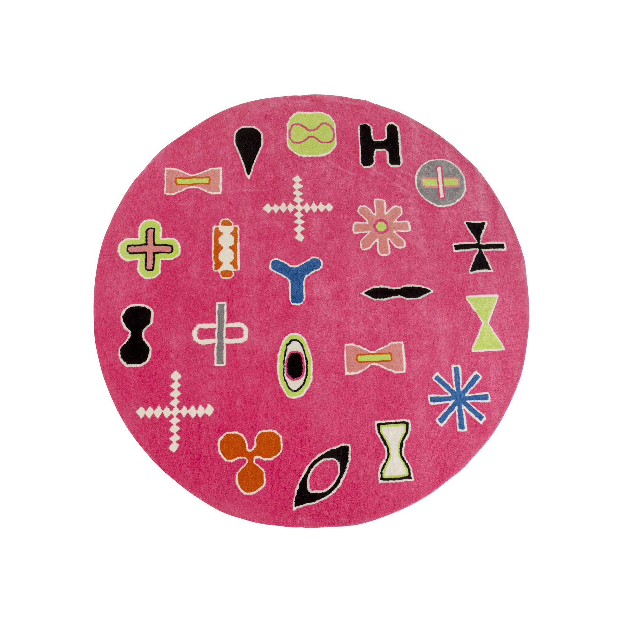 Tapis Glyph 200cm rose Kare Design