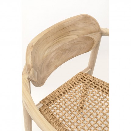 Outdoor chair with armrests Sole Mio Kare Design