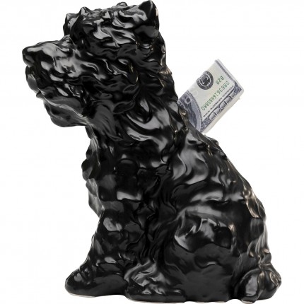 Money Box Fox Terrier black Kare Design
