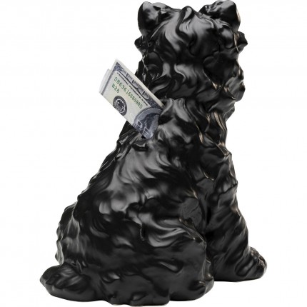 Money Box Fox Terrier black Kare Design