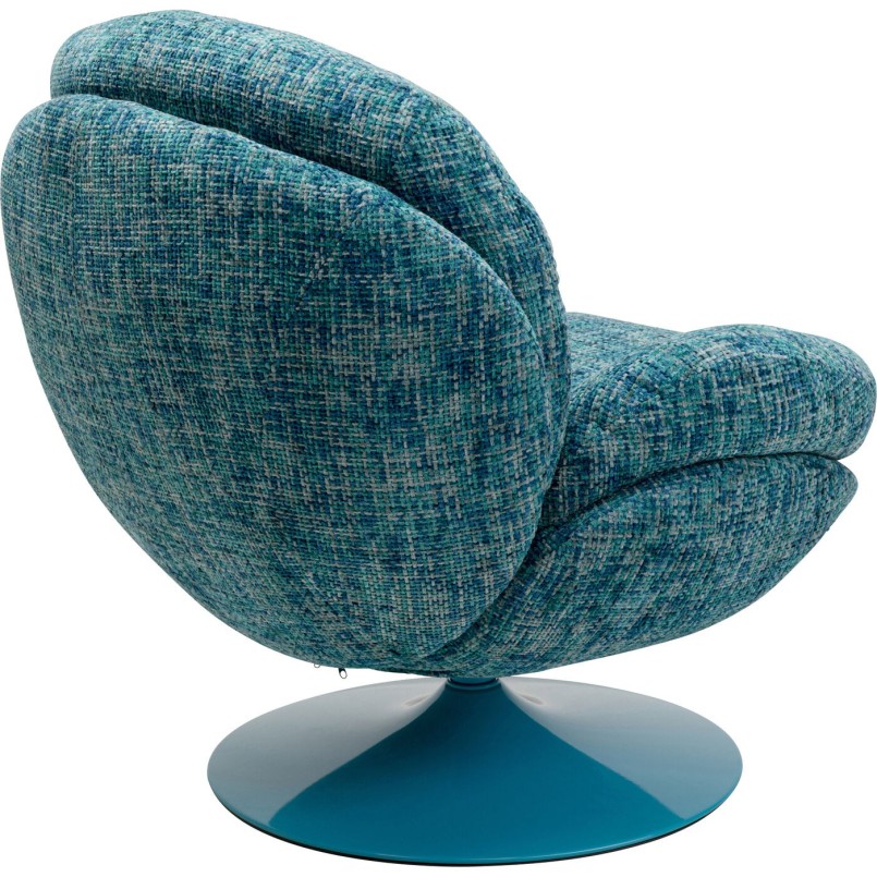 Fauteuil pivotant Cosy bleu