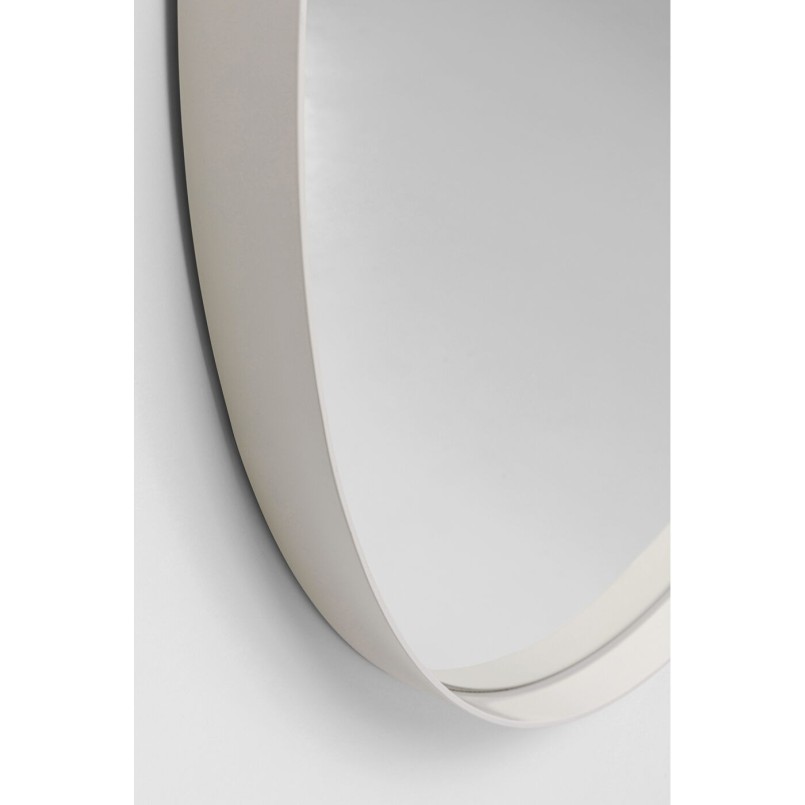 Miroir Curve greige Ø100cm
