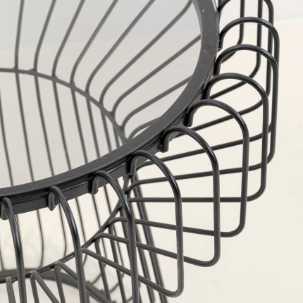 Bijzettafel Lisboa Ø38cm zwart Kare Design