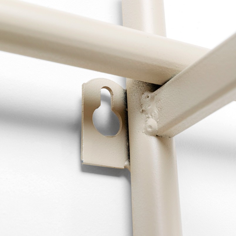 Stalen wandfleshouder beige - Kaapstad - Kare Design
