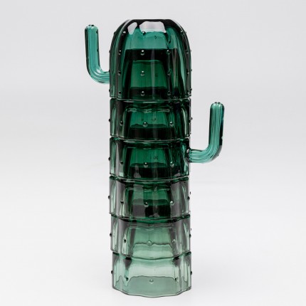Water Glass cactus (6/set) Kare Design