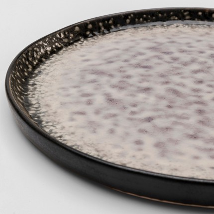 Plate Soho grey Ø21cm (4/set) Kare Design