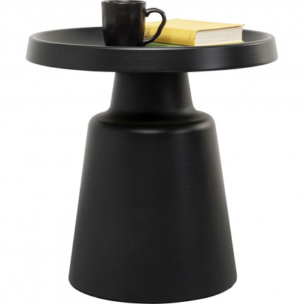 Bijzettafel Lima Ø50cm zwart Kare Design